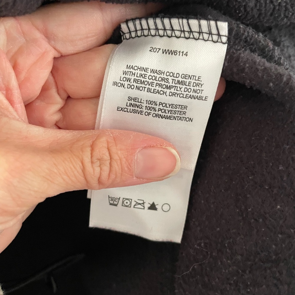 Columbia Black Fleece Zip Up Jacket - Picture 4 of 6